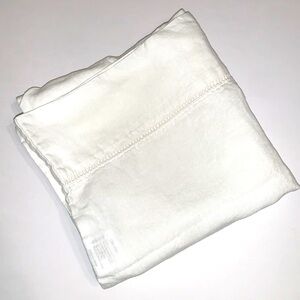 Simple Opulence Ivory King Size French Linen Pillowcase